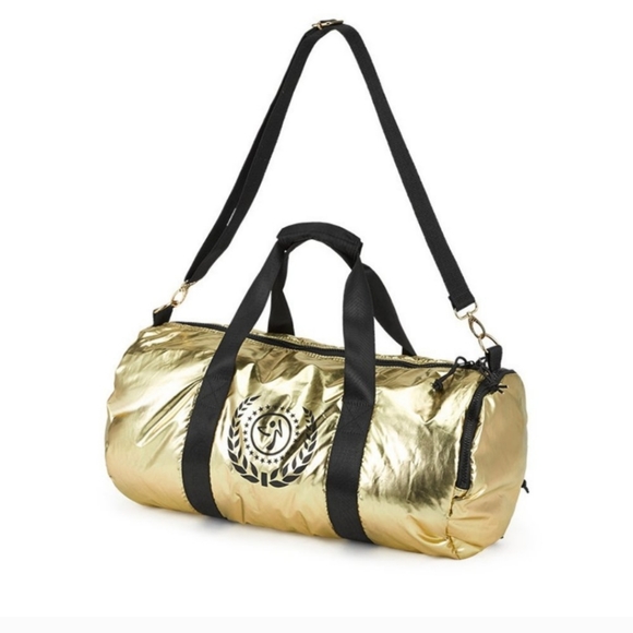 Zumba Fitness Zumba Dance 2020 League Metallic Gold Duffel Bag - Picture 1 of 16